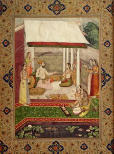 Un Príncipe y una Princesa Escuchando Música de Indian School